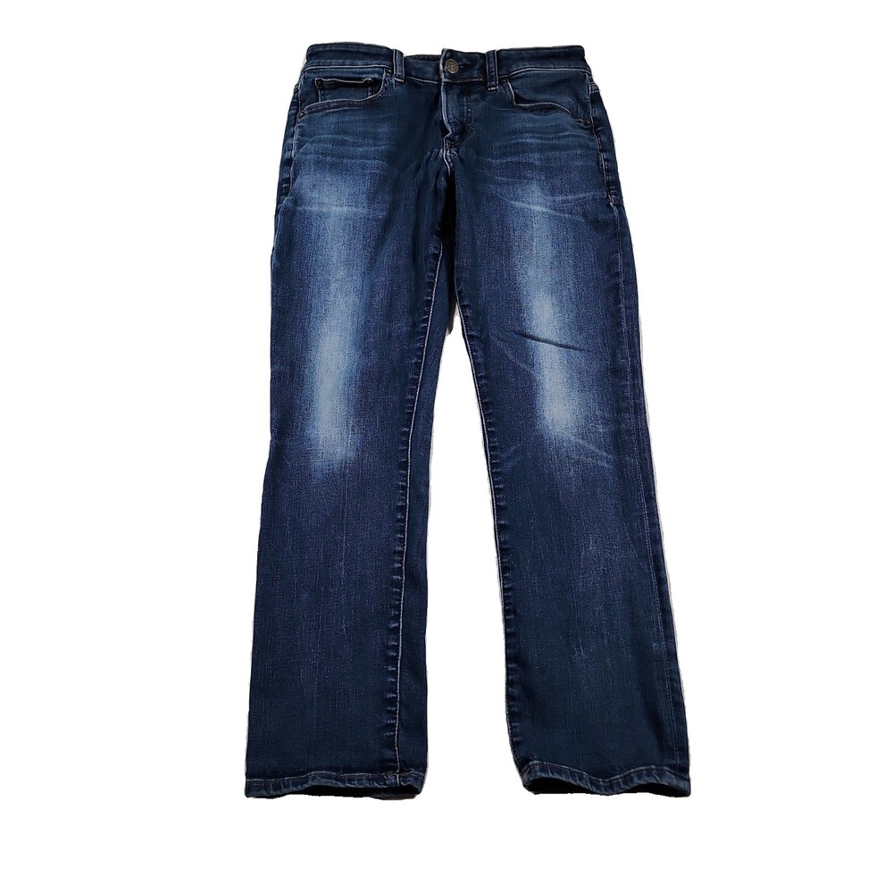 Express Jeans Mens 29x27 Slim Hyper Stretch Slim Straight Leg Low Rise Normcore